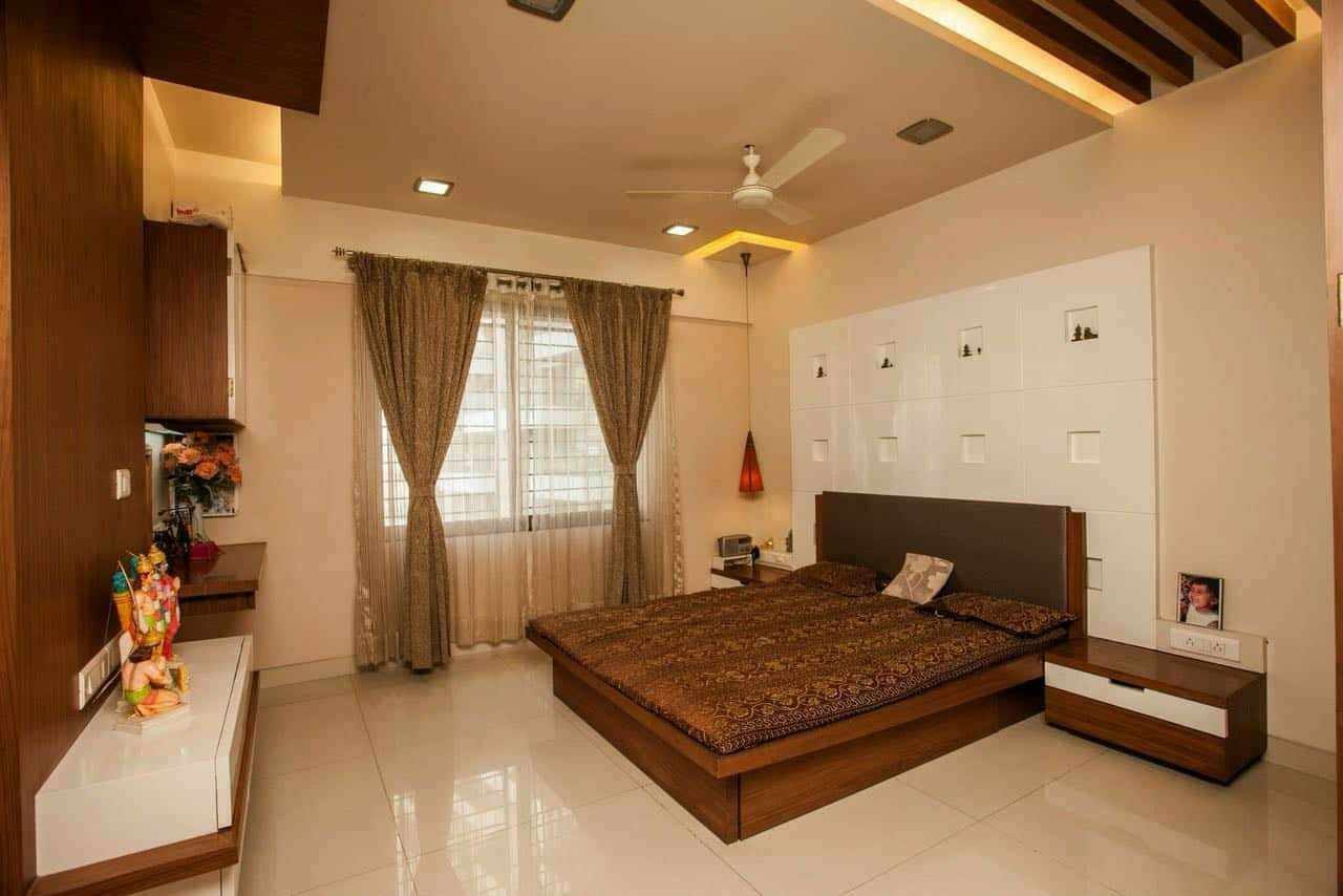 Wooden decor detail with warm lighting